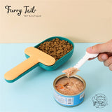 Multifunctional Pet Dog Cat Food Scoop Spoon Sealer Can Opener