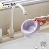 Ice Cream Pet Dog Cat Bowl High Foot Anti-slip Wood Stand