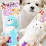 GIGWI Suppa Puppa Plush Squeaker Bark Stick Dog Toys