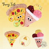 GIGWI Foody Friendz Reversible Squeak and Crinkle Snuffle Toy