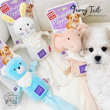 GIGWI Suppa Puppa Plush Squeaker Bark Stick Dog Toys