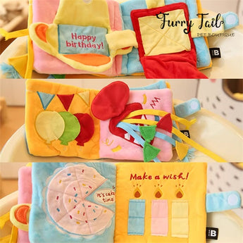 Pet Dog Cat Interactive Training Snuffle Mat Sniff Book Puzzle Toy