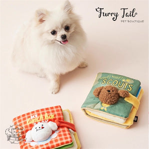 Pet Dog Cat Interactive Training Snuffle Mat Sniff Book Puzzle Toy