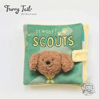 Pet Dog Cat Interactive Training Snuffle Mat Sniff Book Puzzle Toy