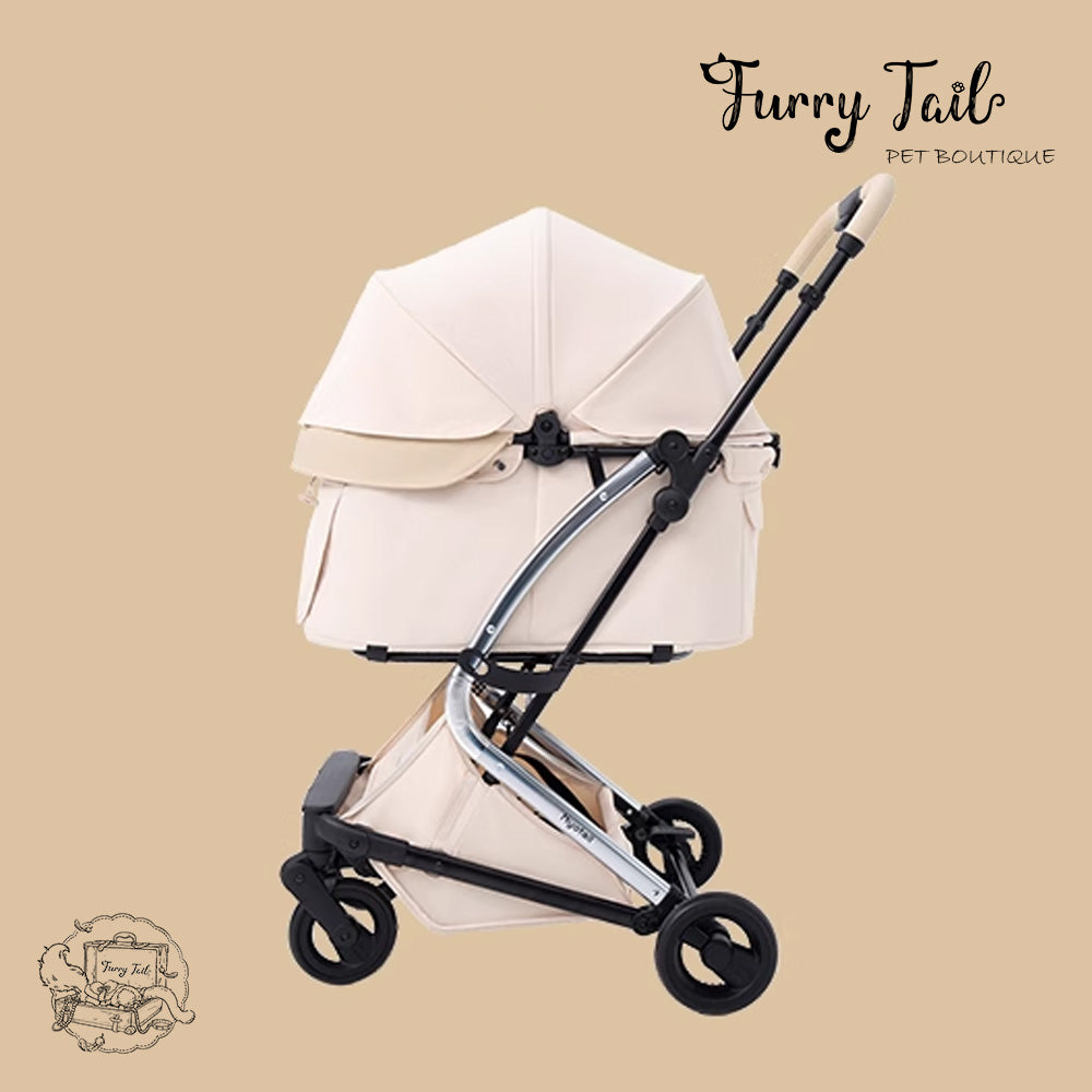Nyotail Dream 3 Plus Lightweight Folding Waterproof Detachable Pet Dog Cat Outdoor Stroller