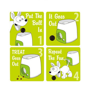 AFP Interactive Fetch 'N' Treat Automatic Treat Dispenser Toy