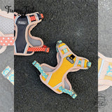 Tuffhound Lightweight Night Glow Large Dog Harness & Leash Set