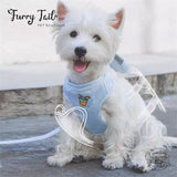 Touchdog Little Monster Pet Dog Cat Harness & Leash With Backpack