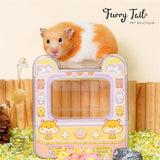 Cute Acrylic Small Pet Hamster Digging Box Bathroom