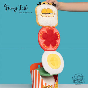 PETSVILLE Garfield Style Pet Dog Cat Food Concealable Toy - Garfield Sandwich