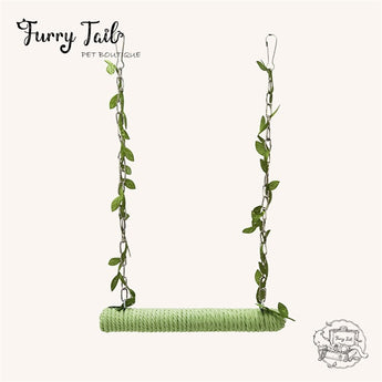 Colorful Pet Bird Parrot Playing Toy Stand Rope Swing