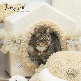 Petman Teddy Bear Pet Cat Dog Bedding Series House Cradle Stairs