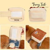Purlab Cookie Biscuit Pet Dog Cat Multi-functional Backpack