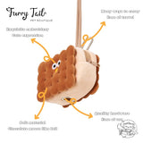 Purlab Cookie Biscuit Dog Waste Bag Holder Backpack Pick-Up Bag