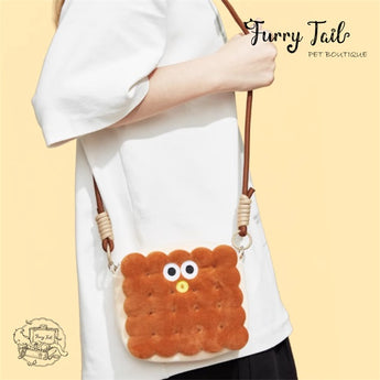 Purlab Cookie Biscuit Pet Dog Cat Multi-functional Backpack