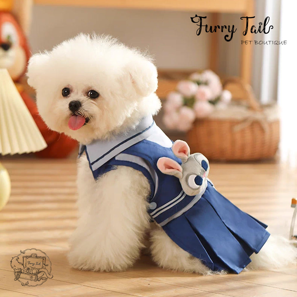DISNEY Genuine Zootopia Series Judy Pet Dog Cat Dress Clothing