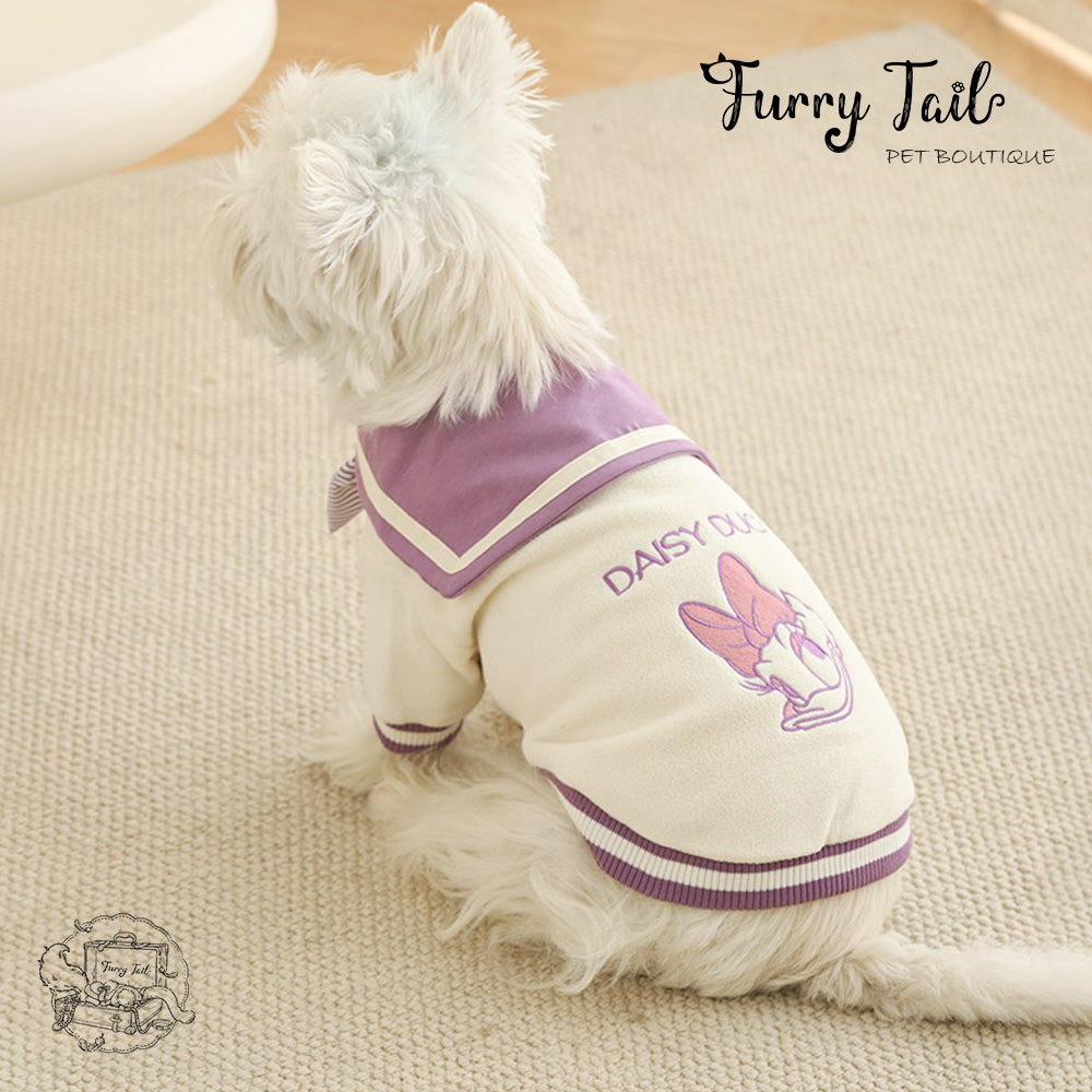 DISNEY Genuine Donald Daisy Pet Dog Cat Sailor Suit Clothes
