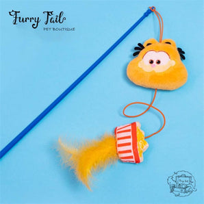 PETSVILLE Garfield Style Cat Interactive Toy - Garfield Cute Teaser