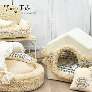 Petman Teddy Bear Pet Cat Dog Bedding Series House Cradle Stairs