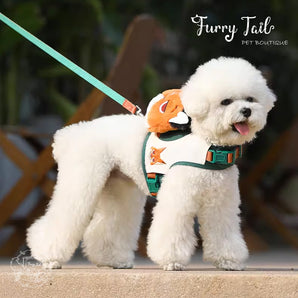 DISNEY Genuine Zootopia Series Judy Nick Pet Dog Cat Harness+ Leash