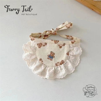 Teddy Bear Dog Cat Small Pet Bib Cape Accessories Bandana