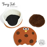 Purlab Cookie Biscuit Semi-enclosed Pet Dog Cat Bedding House