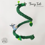 Pet Bird Parrot Playing Toy Stand Hanging Climbing Rope