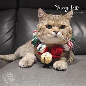 Christmas-themed Dog Cat Small Pet Bib Cape Hat Scarve Accessories Bandana