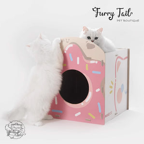 MIAOXIAOYUAN Sweety Strawberry Cube Cat Scratchers Nest