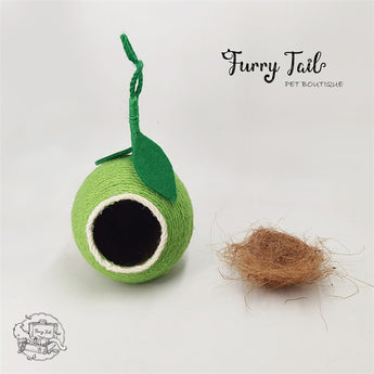 Coconut Shell Pet Bird Parrot Small Pets Nest Rattan Hanging House