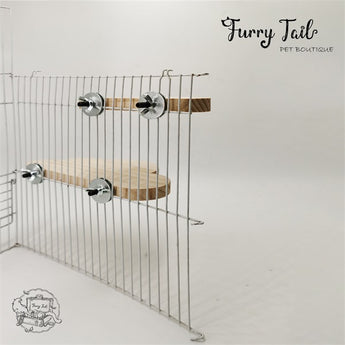 Cloud shape Pet Bird Parrot Chinchilla Wood Perch Stand Toy Platform