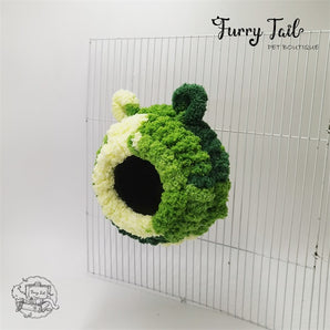 Bear Shape Woven Pet Bird Parrot Small Pets Warm Nest Birdhouse
