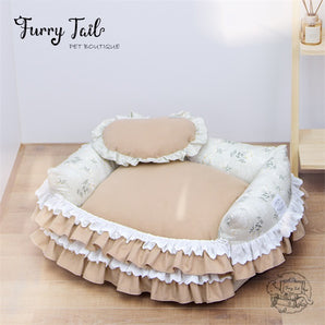 Petman Mocha Soft Cushioned Bedding For Pet Dog Cat