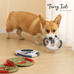 DISNEY Genuine Zootopia Series Dog Frisbee Toy Interactive Training Toy