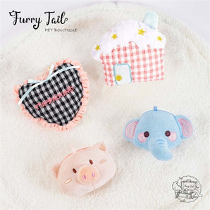 Tuffhound Plush Cute Dog Waste Bag Holder Backpack Pick-Up Bag