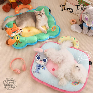 DISNEY Genuine Zootopia Series Dopamine Pet Dog Cat Cushion Bedding Nest