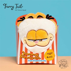 PETSVILLE Garfield Style Pet Dog Cat Food Concealable Toy - Garfield Sandwich