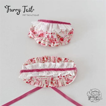Lolita Style Dog Cat Small Pet Bib Bow Cape Tie Accessories