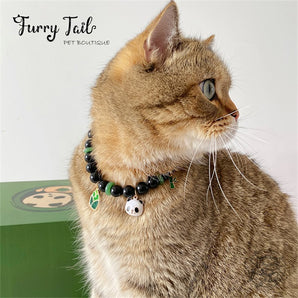Panda Gold-plated Acrylic Jewelry Dog Cat Small Pet Necklace