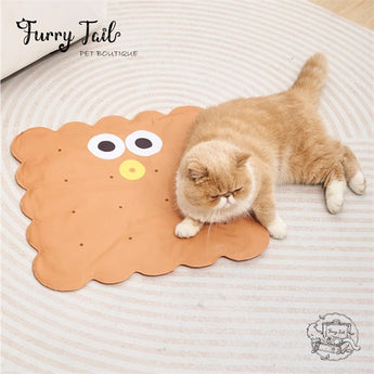 Purlab Cookie Biscuit Pet Dog Cat Summer Cooling Pad