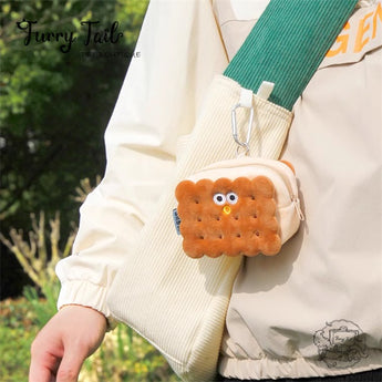Purlab Cookie Biscuit Dog Waste Bag Holder Backpack Pick-Up Bag