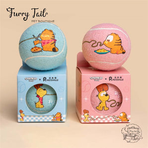 PETSVILLE Garfield Style Pet Dog Cat Interactive Toy - Garfield Cute Tennis Ball