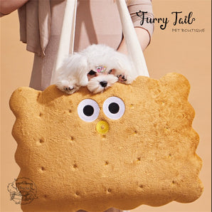 Purlab Cookie Biscuit Sandwich Pet Cat Small Dog Carrier Bag