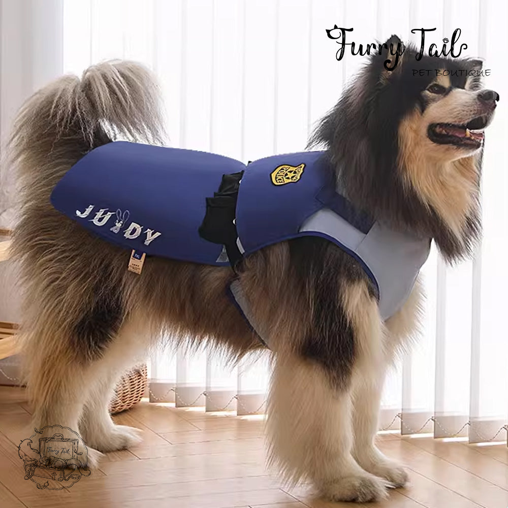 DISNEY Genuine Zootopia Series Judy Windproof Waterproof Outdoor Dog Coat Jacket Clothing