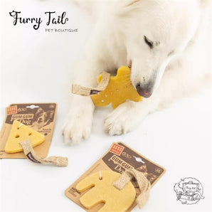 GIGWI Gum Gum Chewing Toy Teething Treat with Hemp Rope