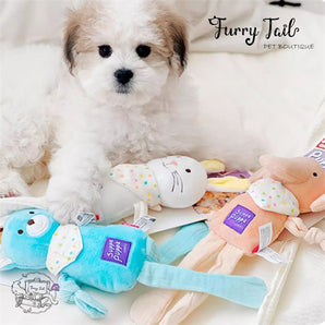 GIGWI Suppa Puppa Plush Squeaker Bark Stick Dog Toys