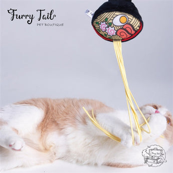 Purlab Multi-Color Cat Interactive Teaser Wand Toys
