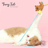 Purlab Multi-Color Cat Interactive Teaser Wand Toys
