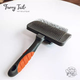 Pet Grooming Self-Clean Slicker Fine Flea Comb Porcupine Brush