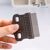 Pet Grooming Self-Clean Slicker Fine Flea Comb Porcupine Brush